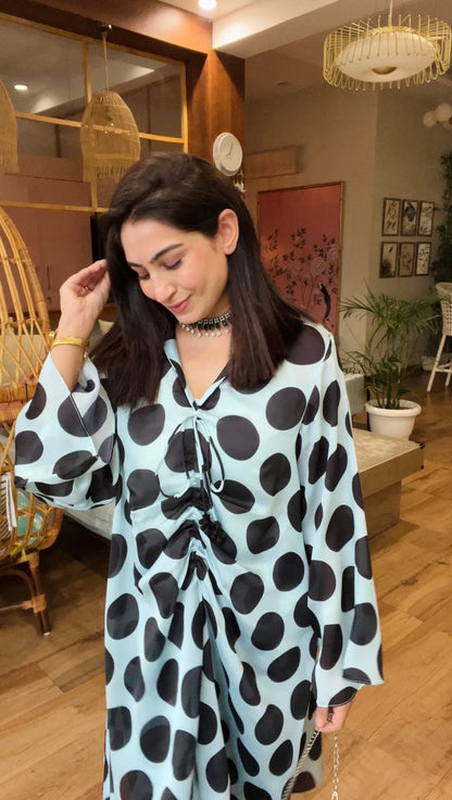 Polka Dot Kurta Set