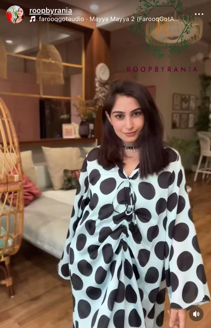 Polka Dot Kurta Set